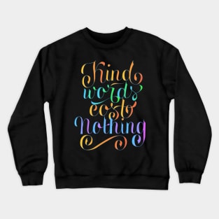 Kind Words - Black Crewneck Sweatshirt